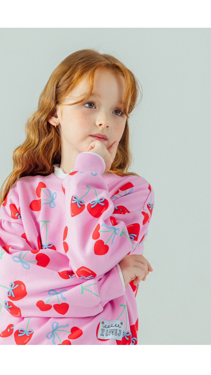 I LOVE J Cherry MTM (Fleece inside)