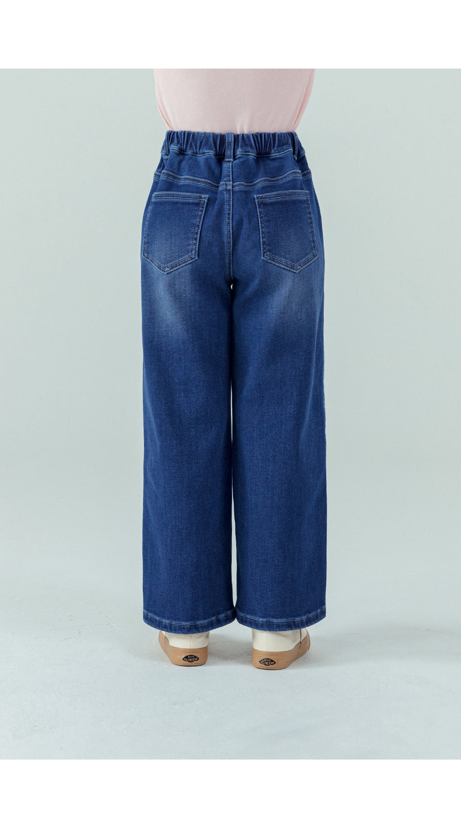 I LOVE J Lace denim wide pants