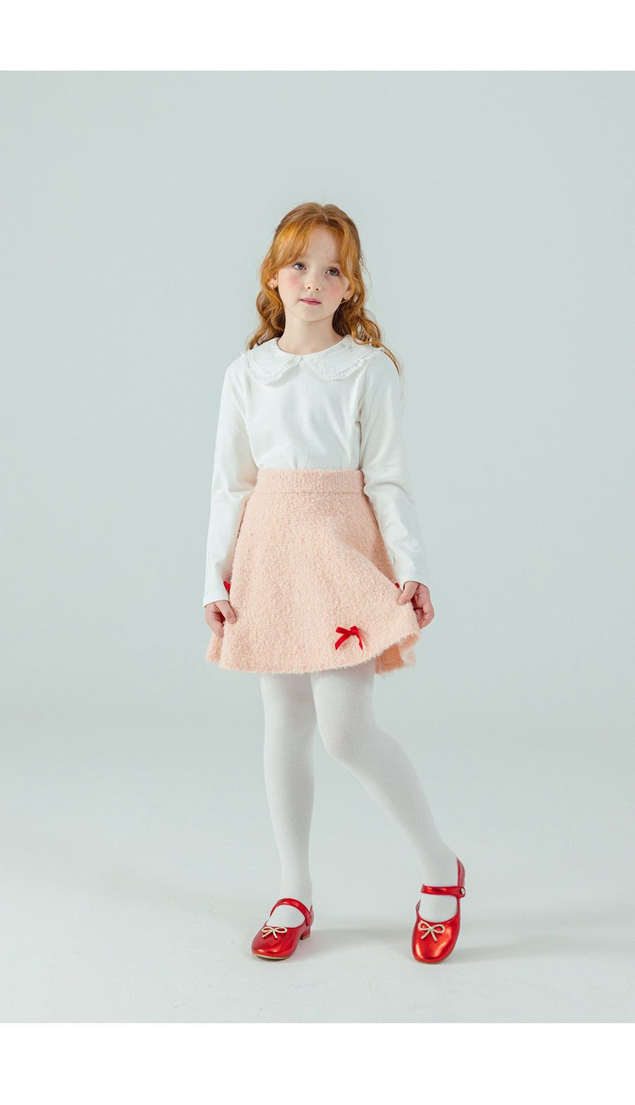 I LOVE J Frill collar top