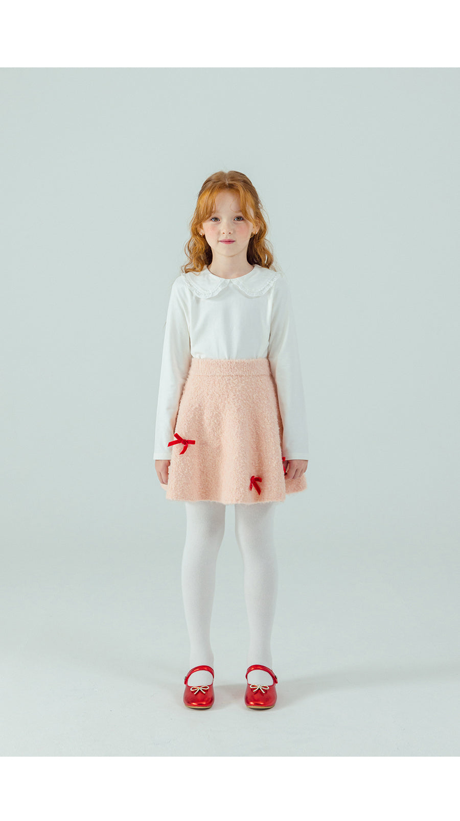 I LOVE J Frill collar top