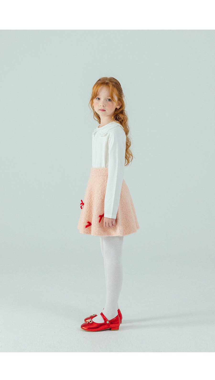 I LOVE J Frill collar top