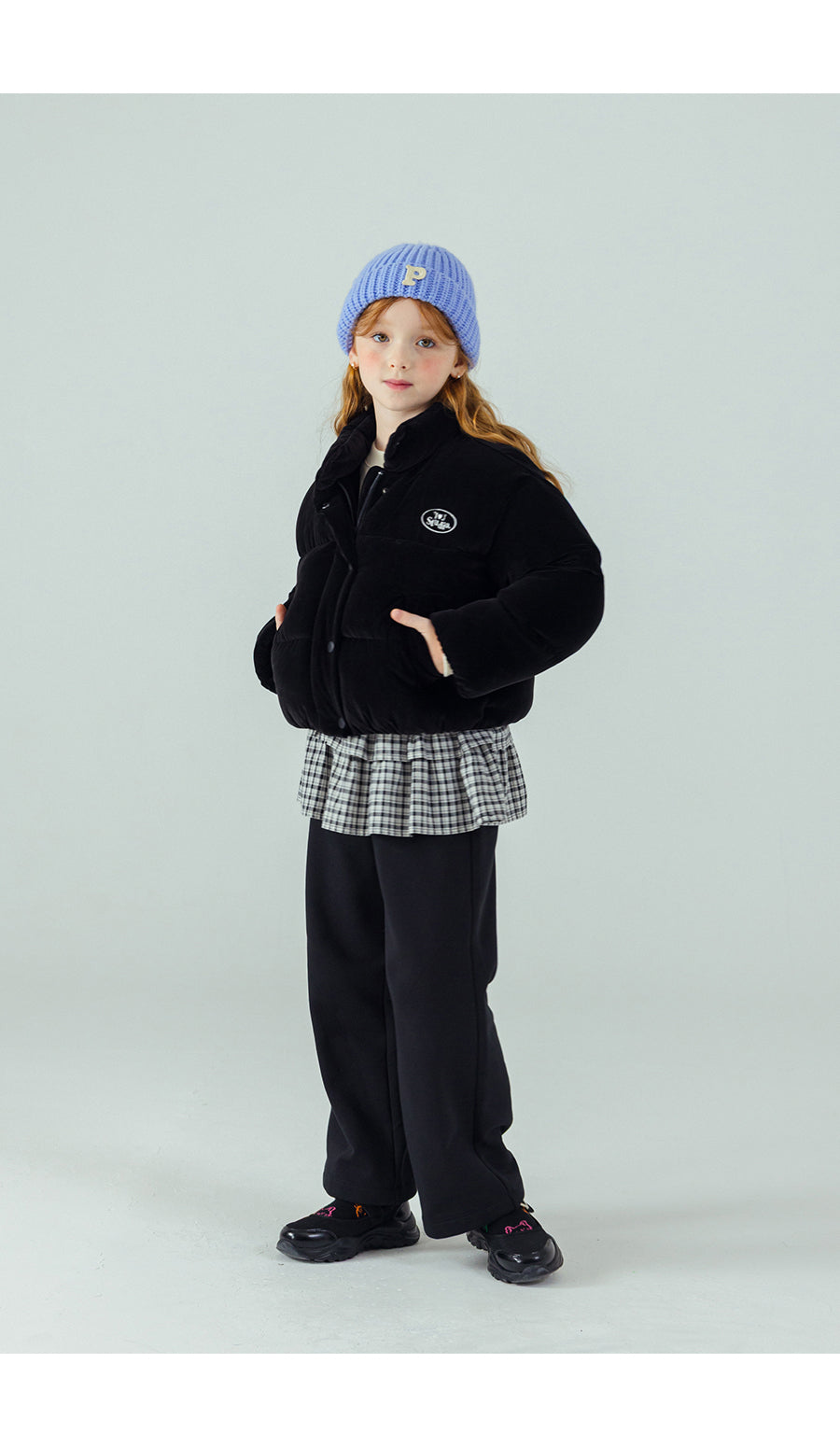 I LOVE J Plato velvet solarball padding jacket