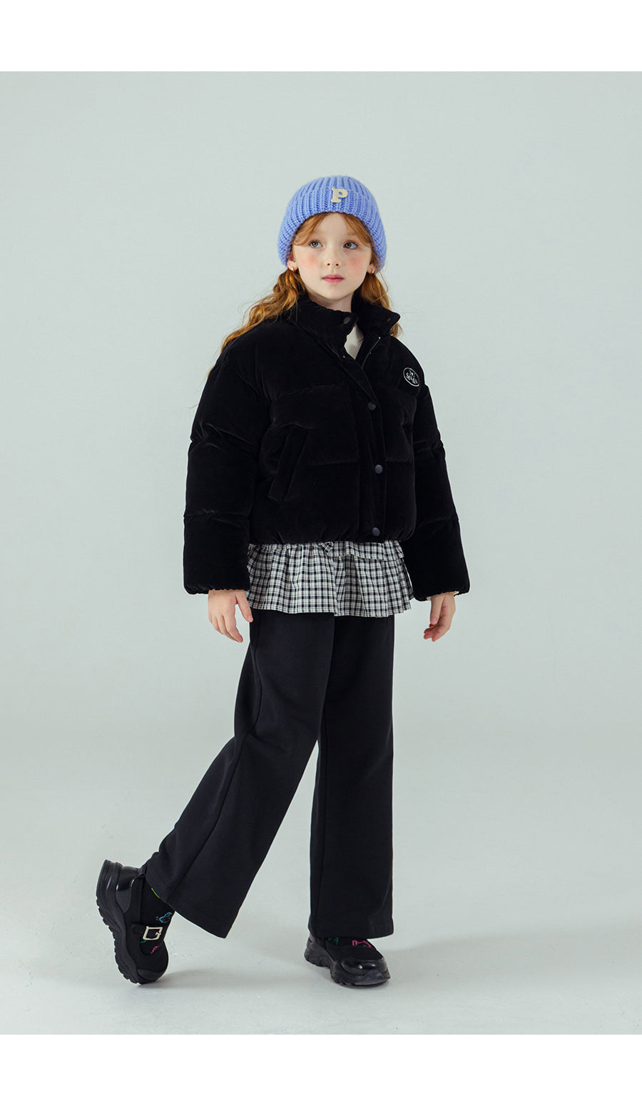 I LOVE J Plato velvet solarball padding jacket