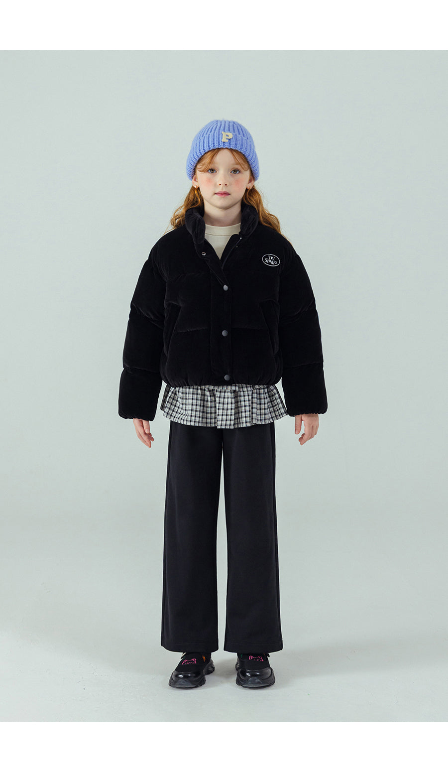 I LOVE J Plato velvet solarball padding jacket