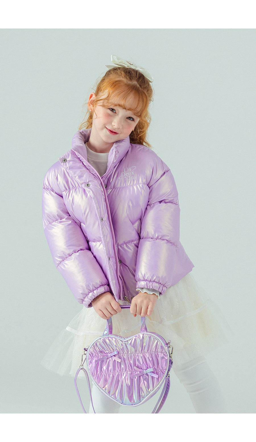 I LOVE J Loadite glossy solarball padding jacket