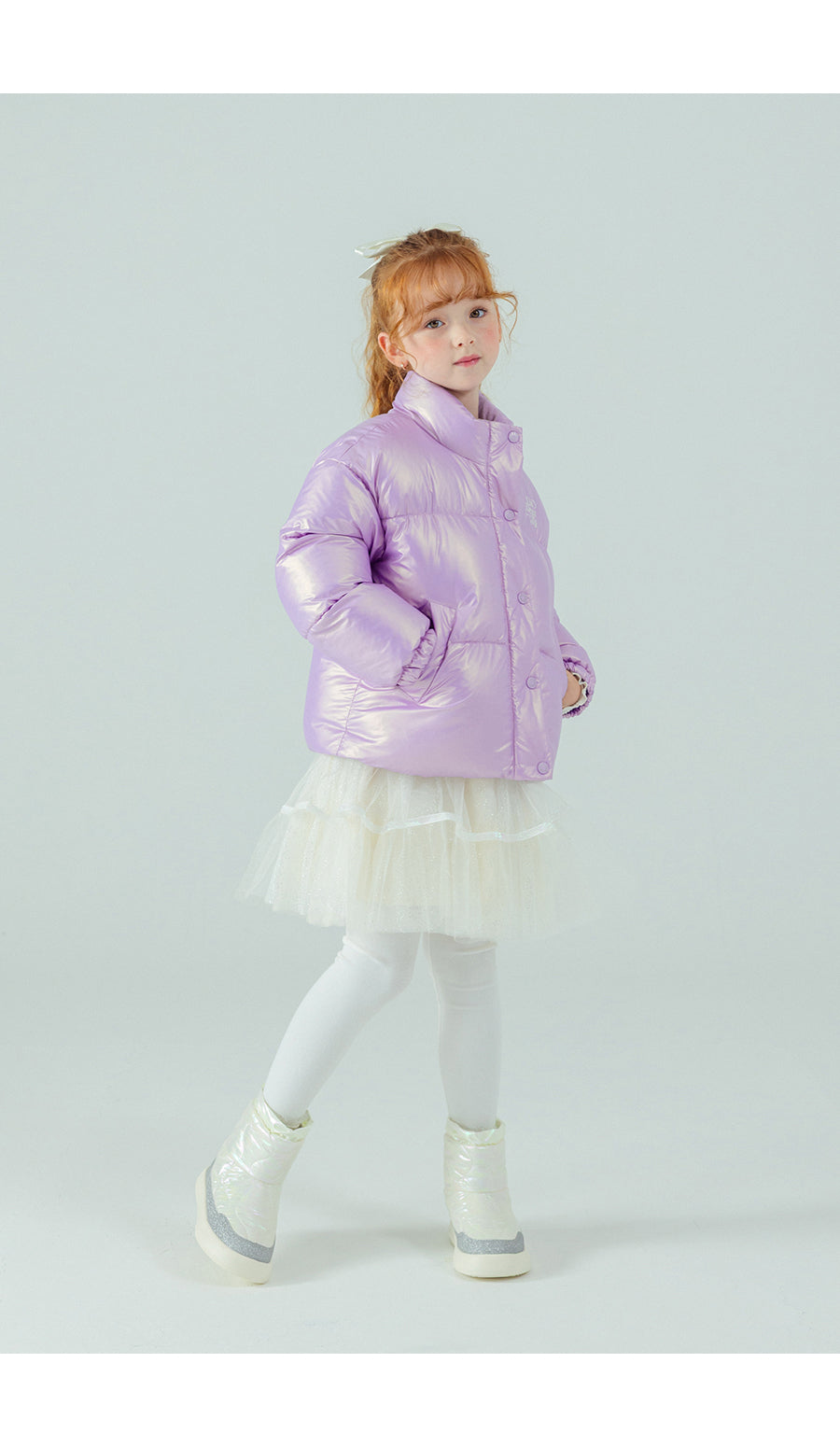 I LOVE J Loadite glossy solarball padding jacket