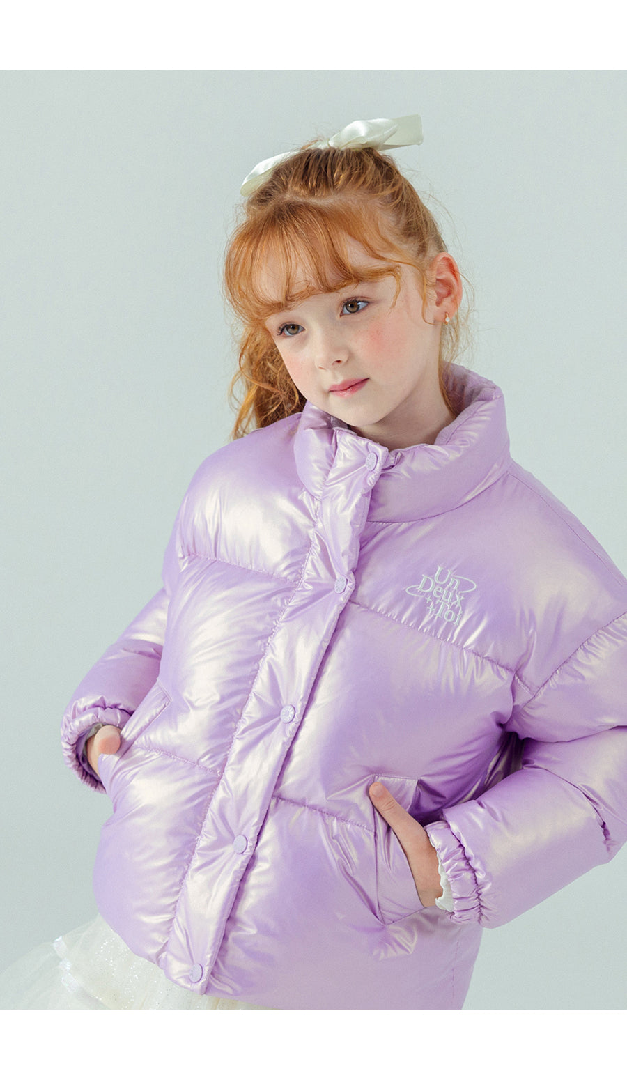 I LOVE J Loadite glossy solarball padding jacket