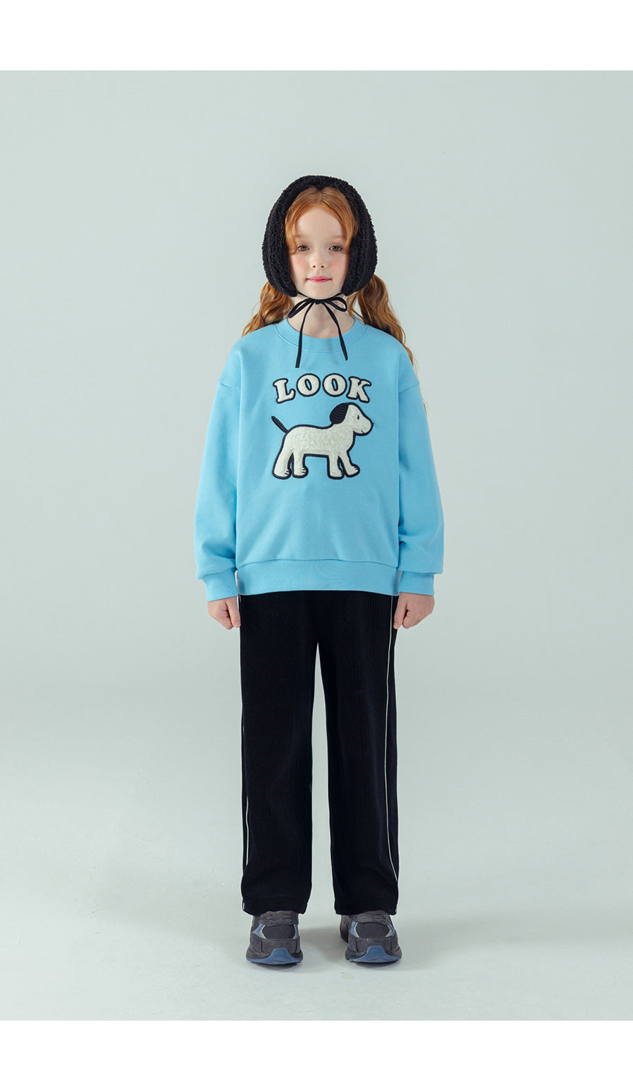 I LOVE J Look doggy boucle mtm (Fleece inside)