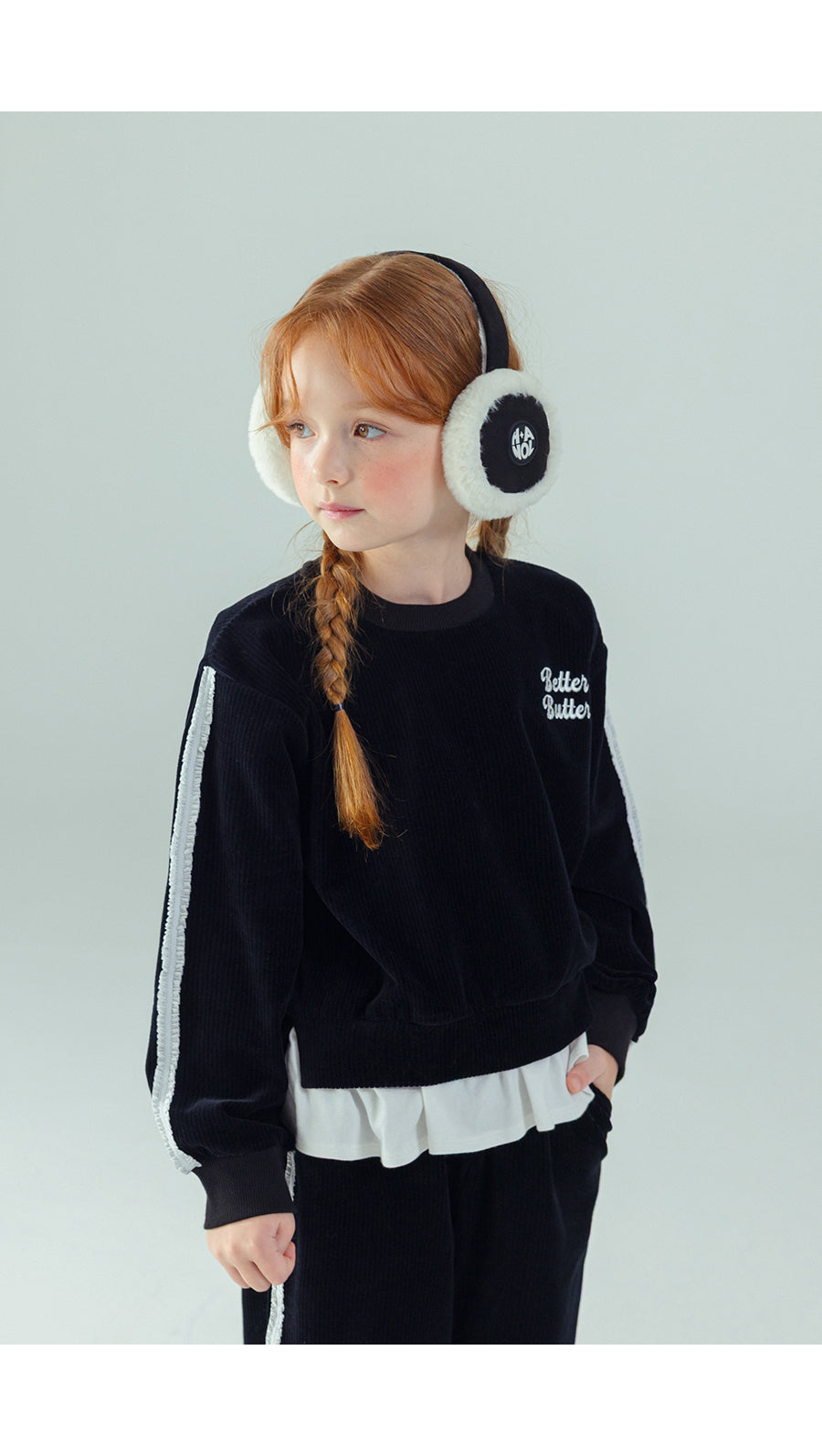 I LOVE J Better butter layered velour 2pc set