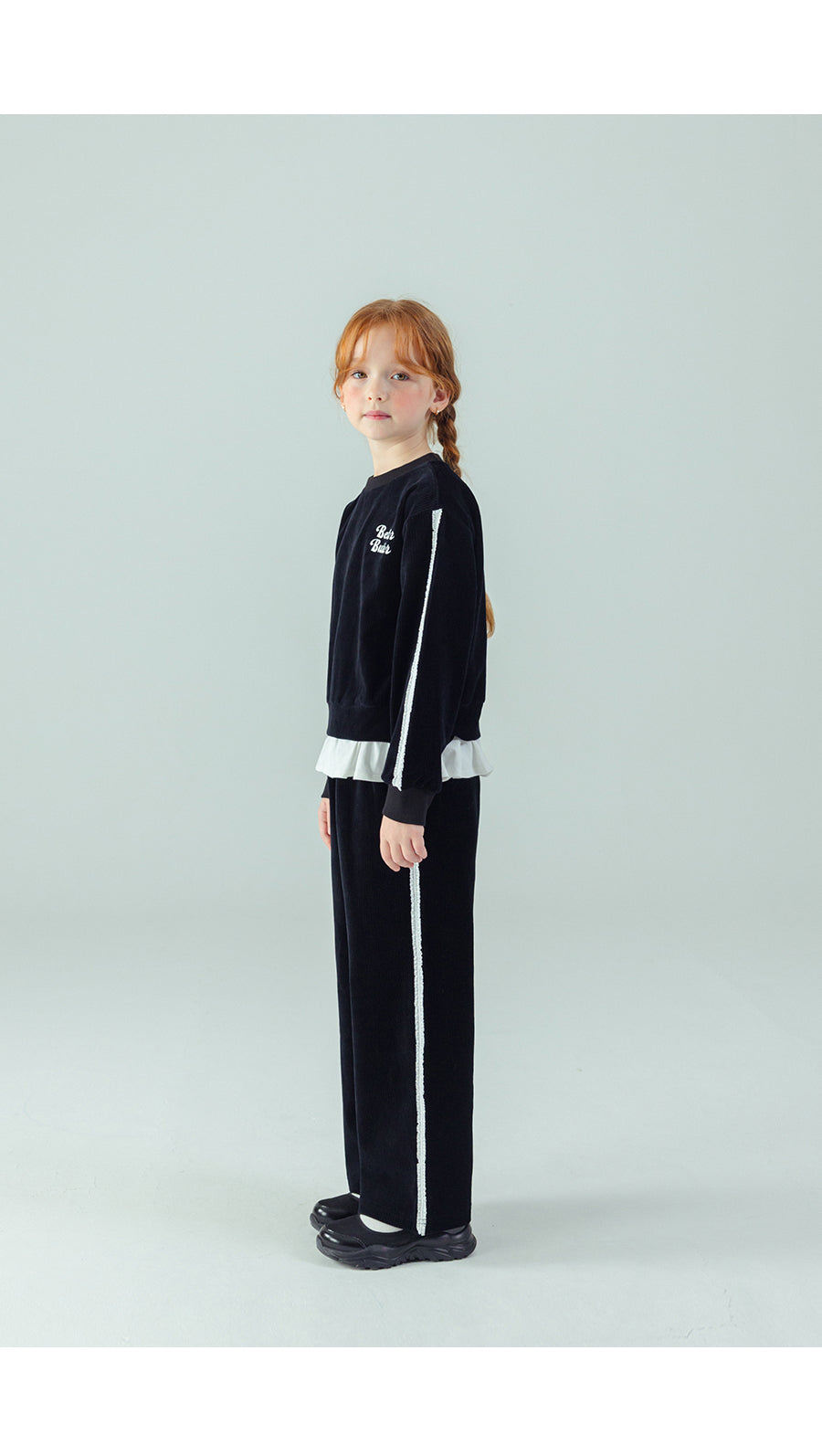 I LOVE J Better butter layered velour 2pc set