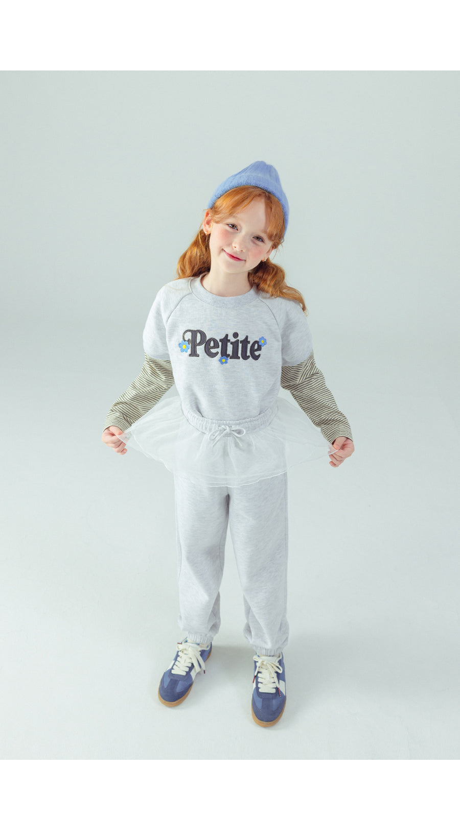 I LOVE J Petite fleece layered Jogger pants
