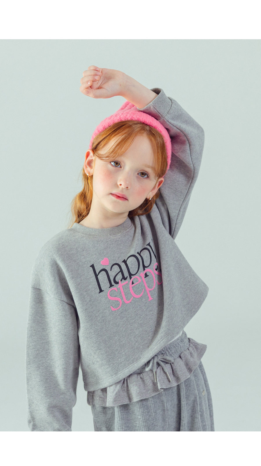 I LOVE J Happy steps layered top