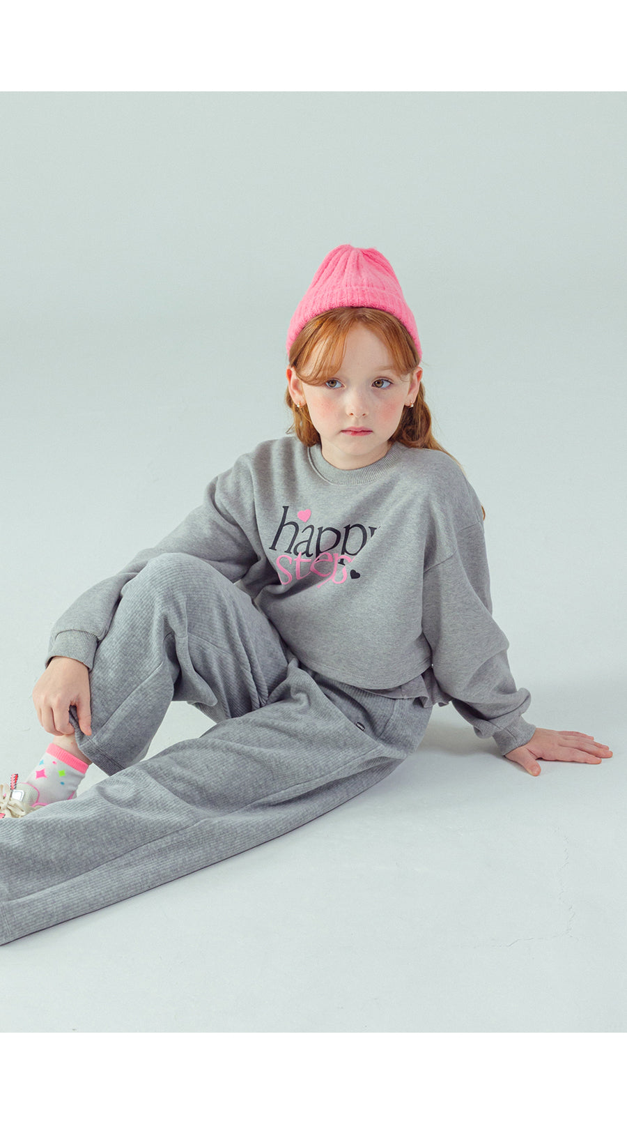 I LOVE J Happy steps layered top