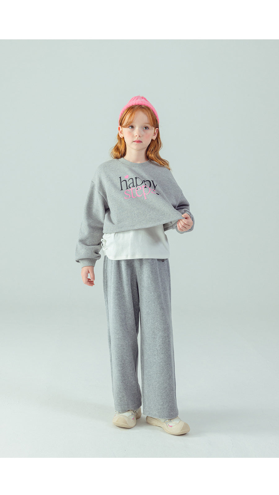 I LOVE J Happy steps layered top