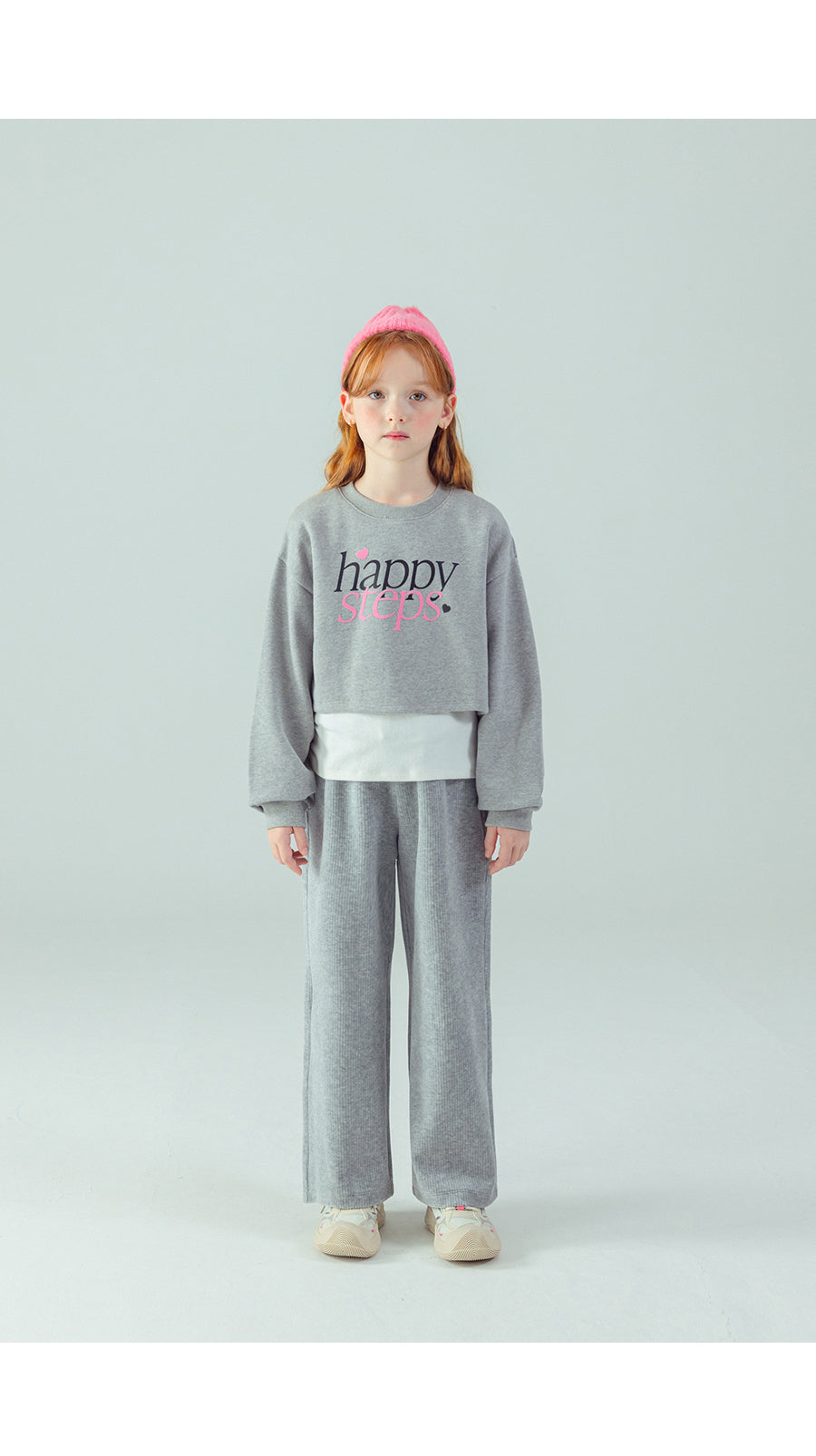 I LOVE J Happy steps layered top