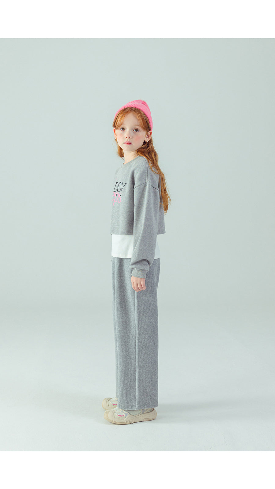 I LOVE J Happy steps layered top