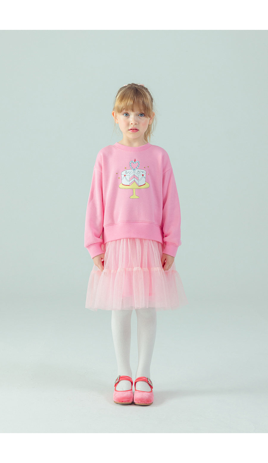 I LOVE J Cake heart fleece ops