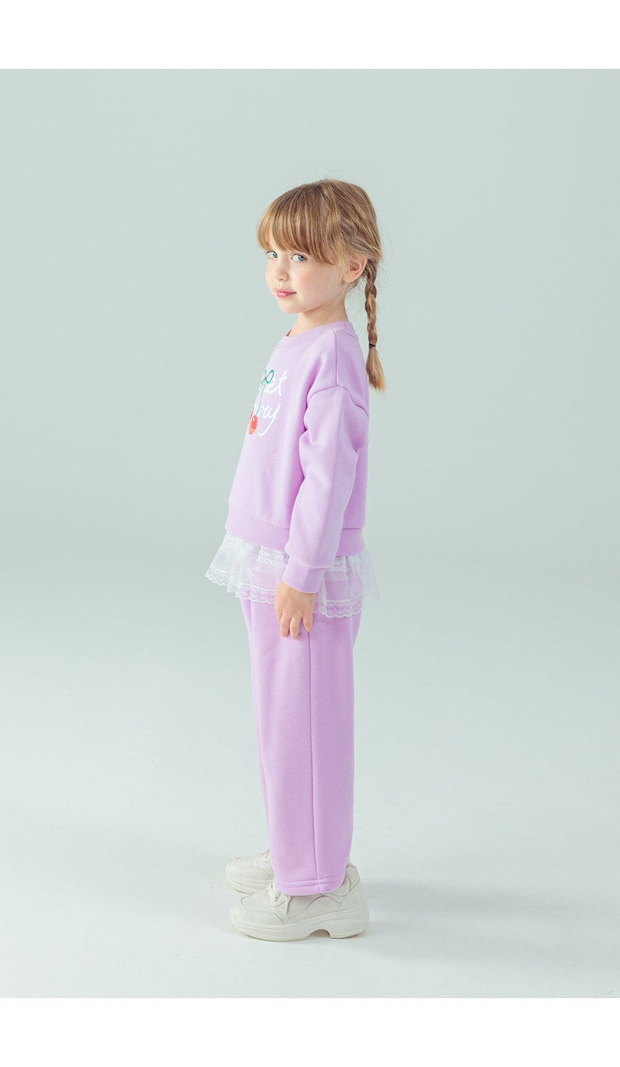 I LOVE J Sweet cherry fleece 2pc set