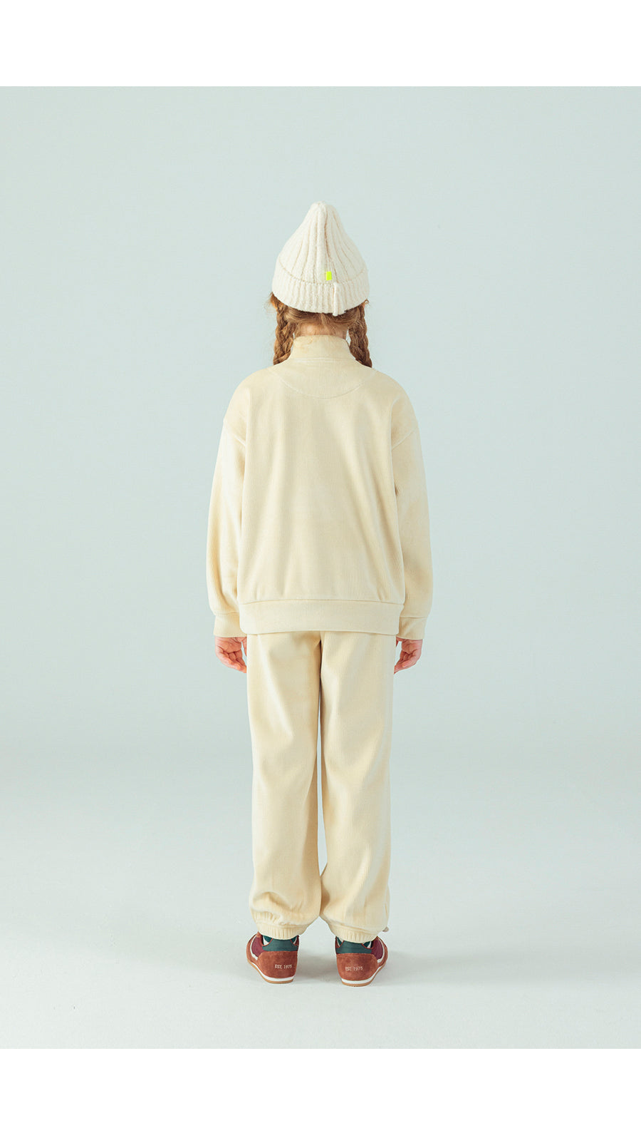 I LOVE J Warm velour fleece zip up top