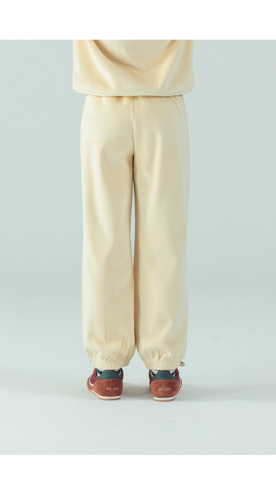 I LOVE J Fleece ribbed jogger pants