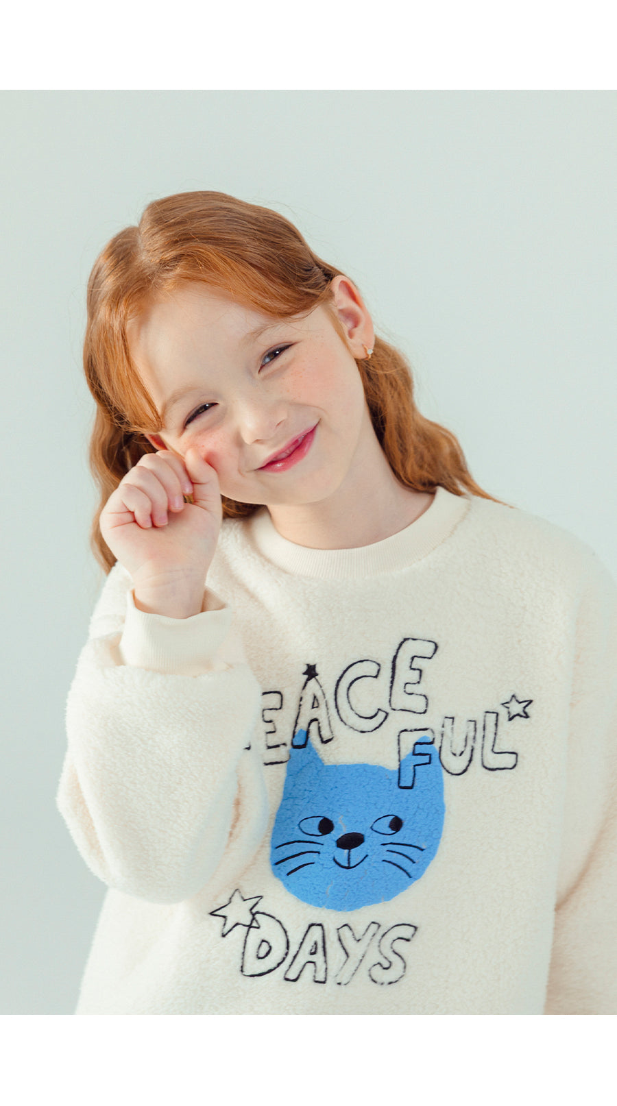 I LOVE J Peaceful day fleece mtm