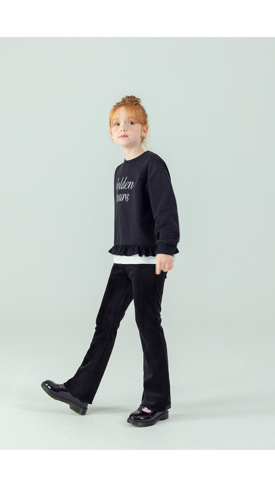 I LOVE J Fleece bootcut leggings