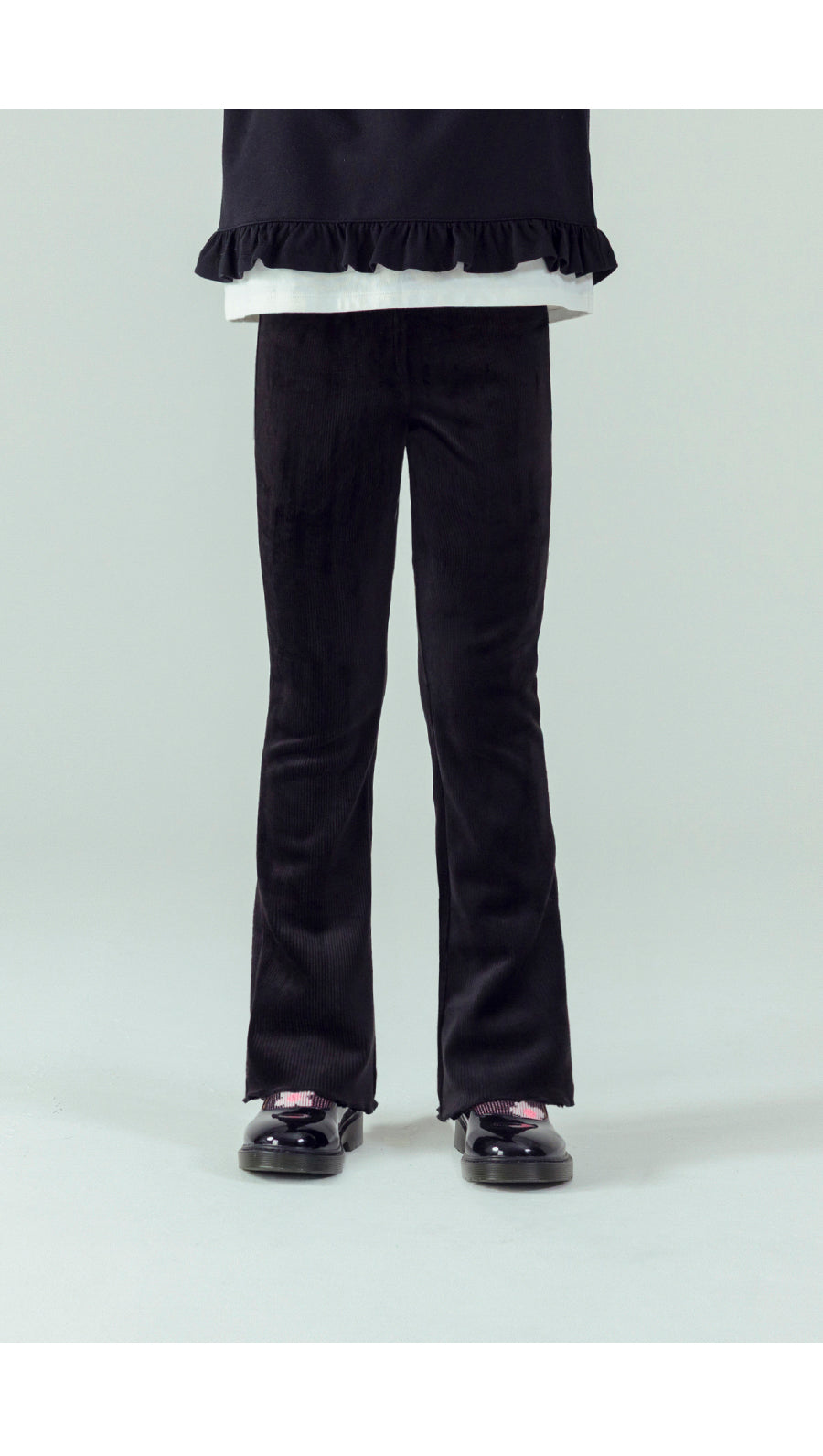 I LOVE J Fleece bootcut leggings