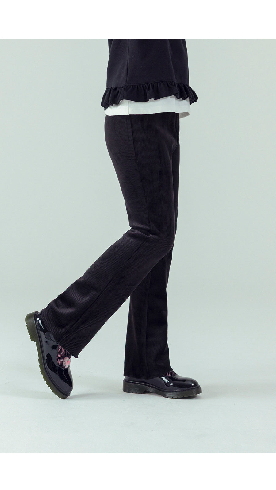 I LOVE J Fleece bootcut leggings