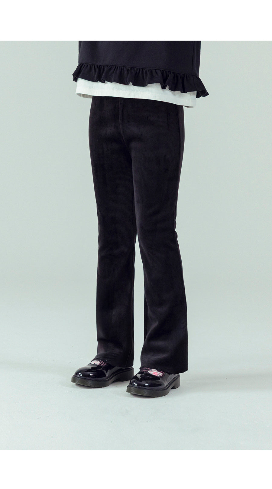 I LOVE J Fleece bootcut leggings