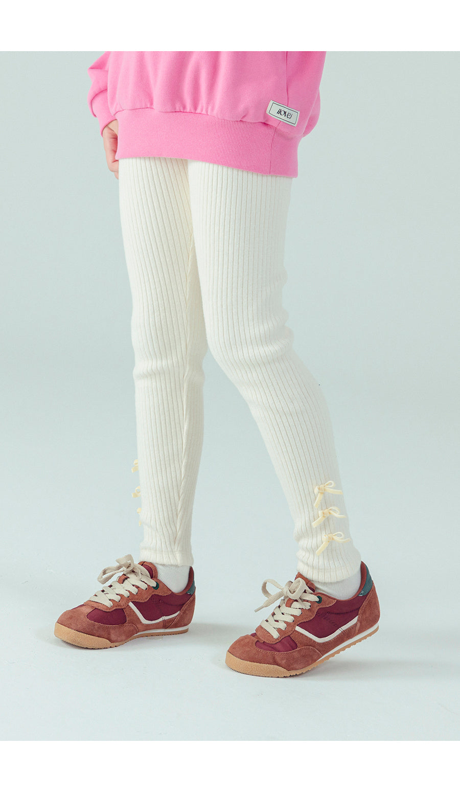 I LOVE J Triple ribbon leggings