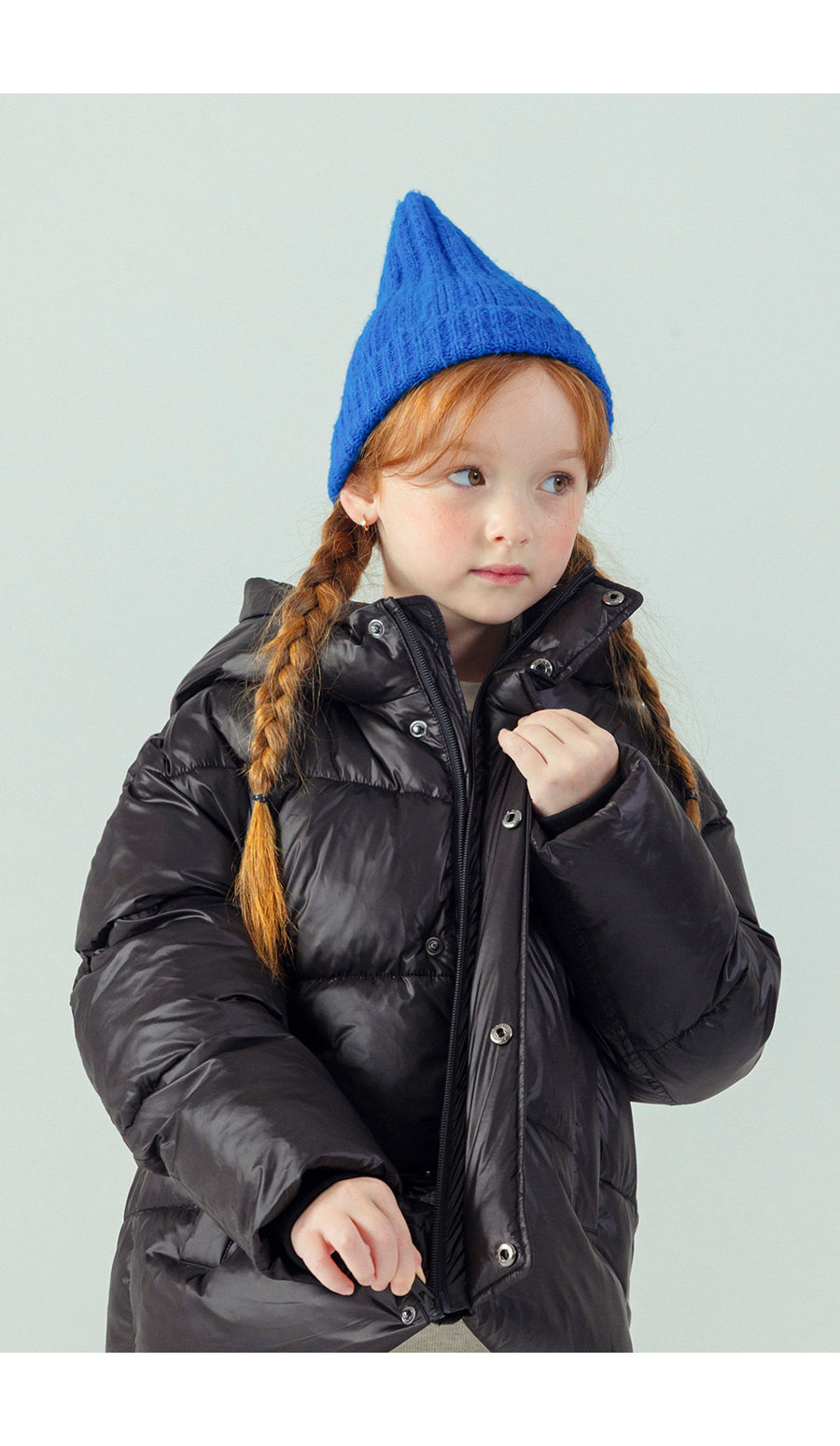 I LOVE J Oui merci solarball padding hoodie jacket