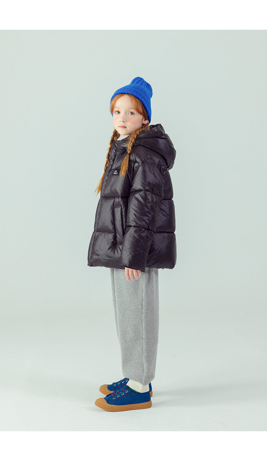 I LOVE J Oui merci solarball padding hoodie jacket