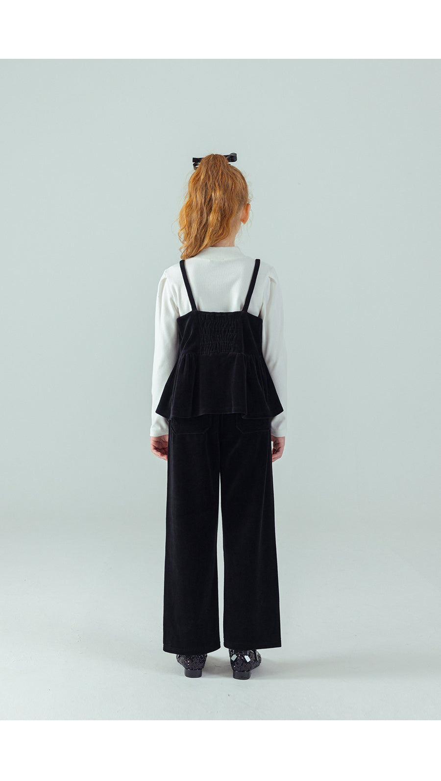 I LOVE J Velour bustier top