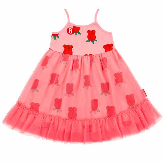 BEBE DE PINO All over gingham check cherry dress