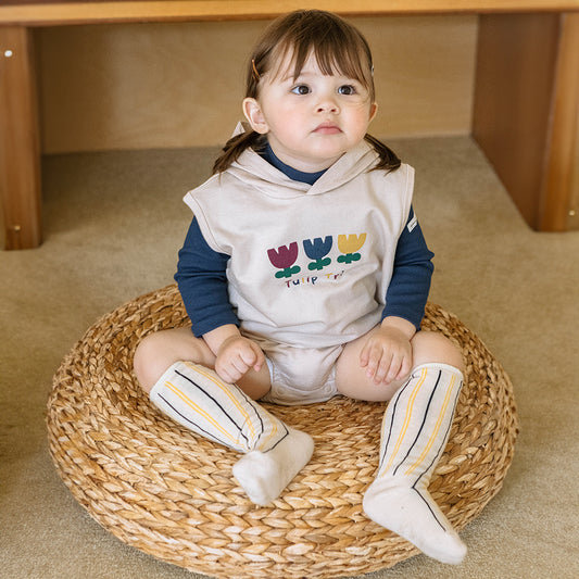 UBMOM TULIP HOODIE BODYSUIT SET