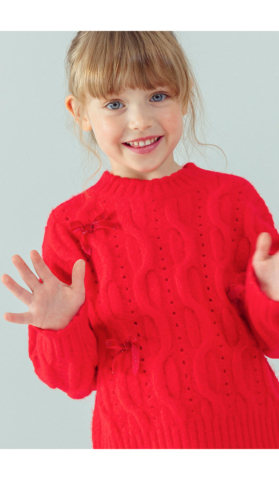 I LOVE J Ribbon pullover knit