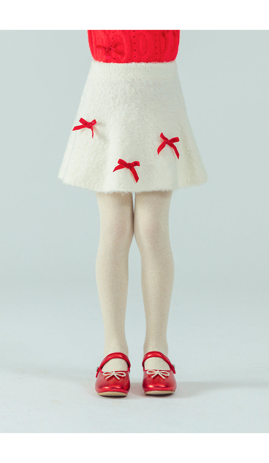 I LOVE J Ribbon knit skirt