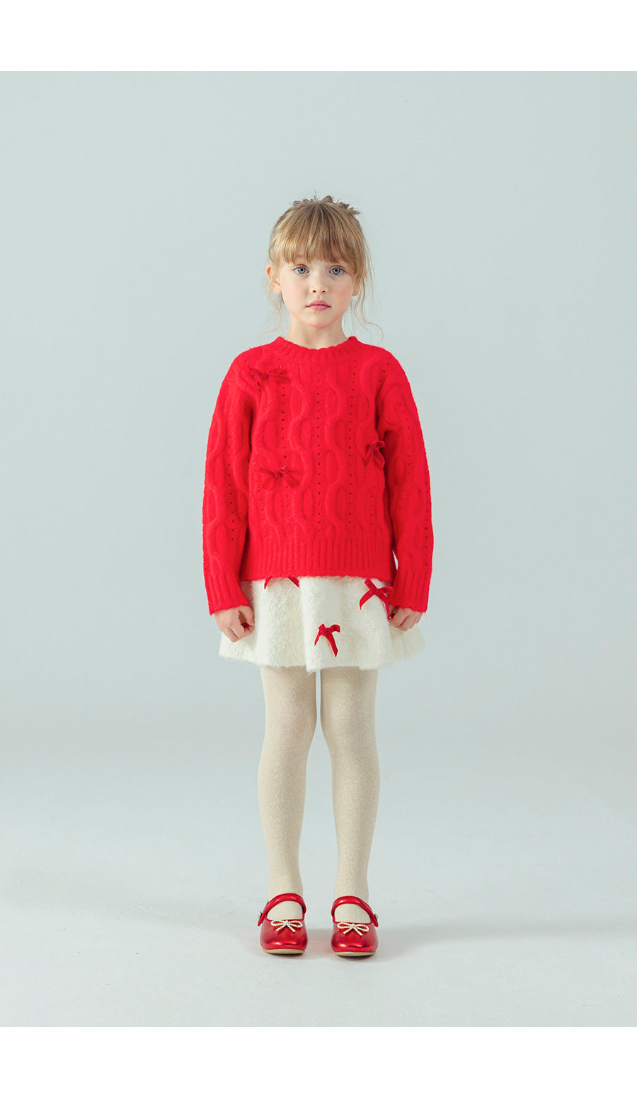 I LOVE J Ribbon pullover knit