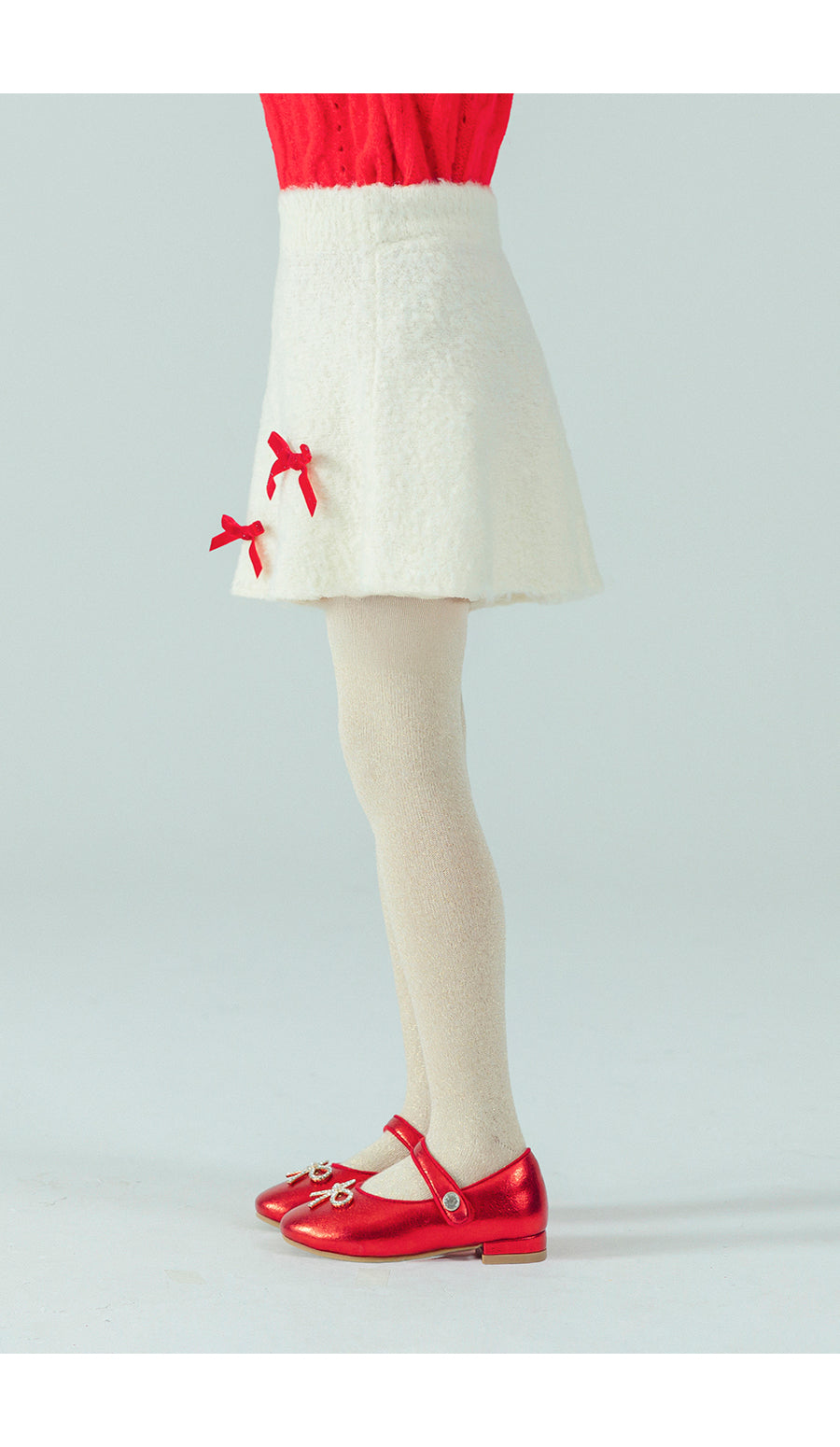 I LOVE J Ribbon knit skirt