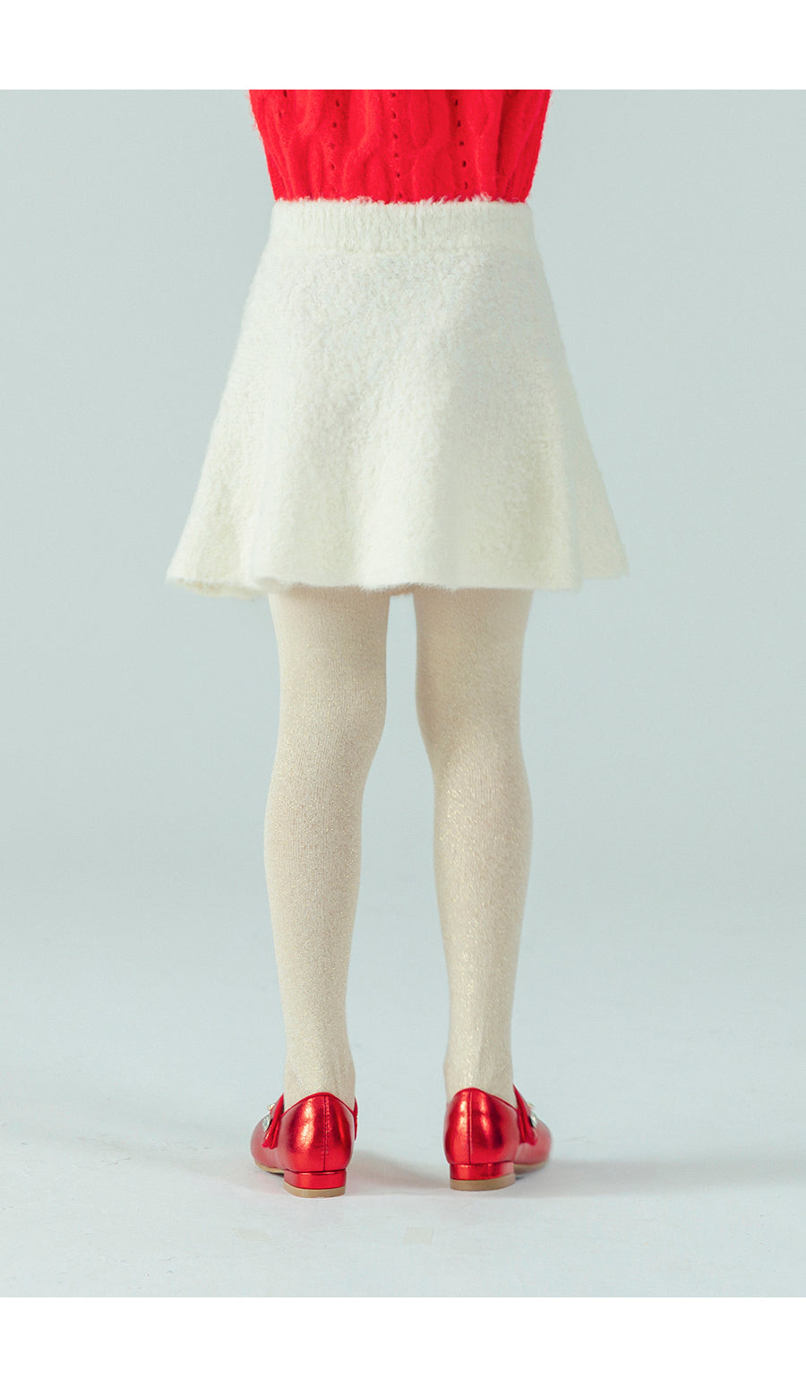 I LOVE J Ribbon knit skirt