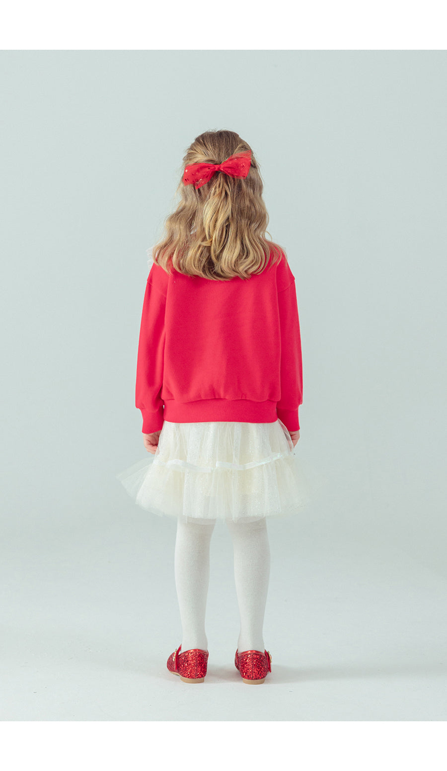 I LOVE J Net frill mtm (Fleece inside)