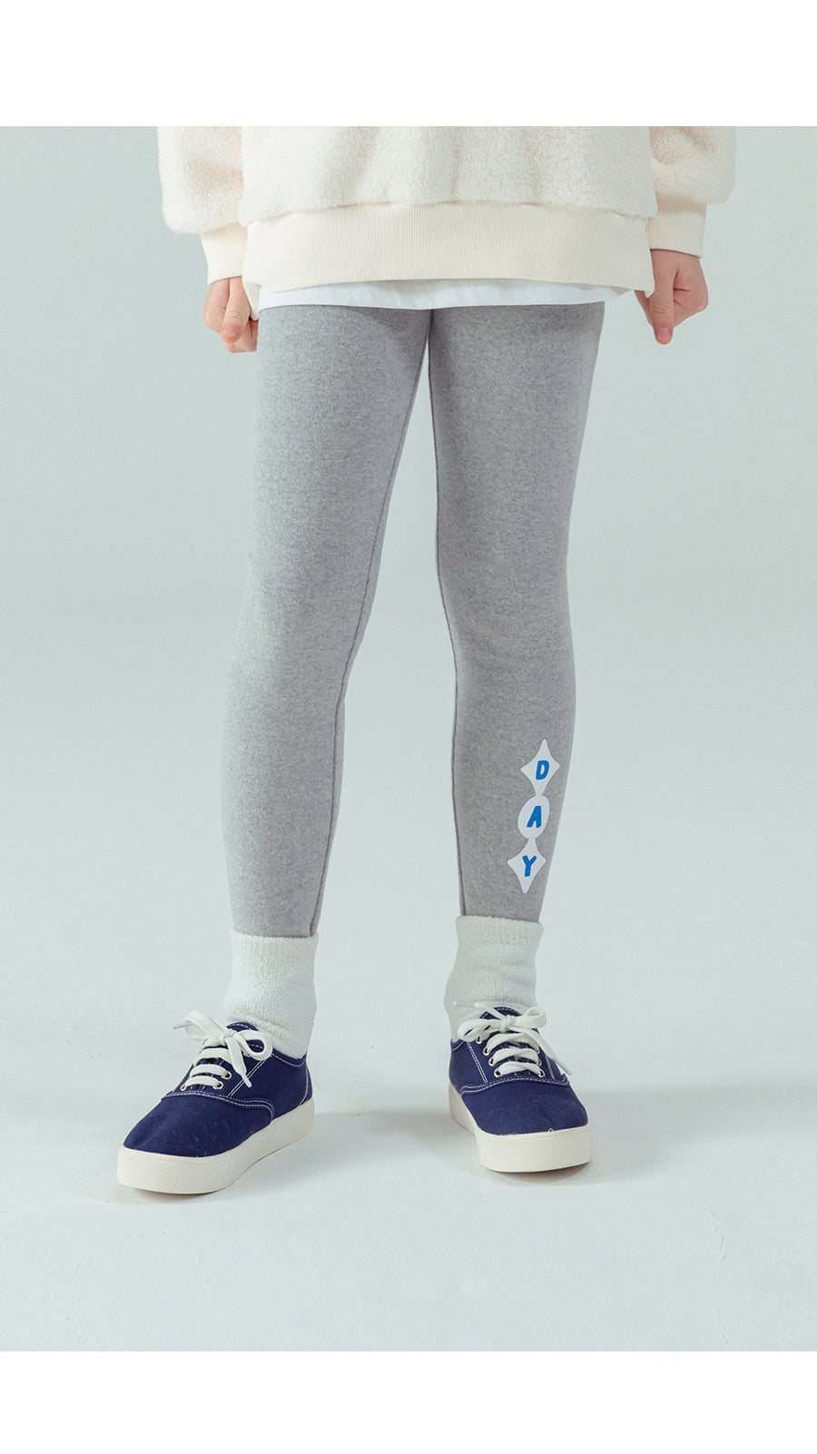 I LOVE J Day fleece leggings