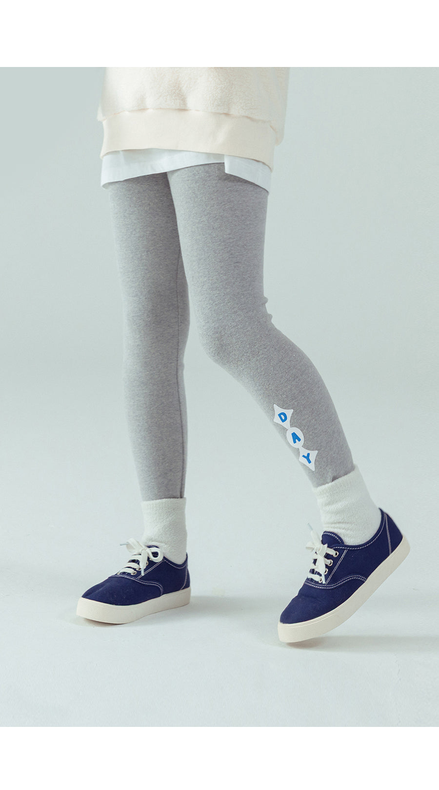 I LOVE J Day fleece leggings