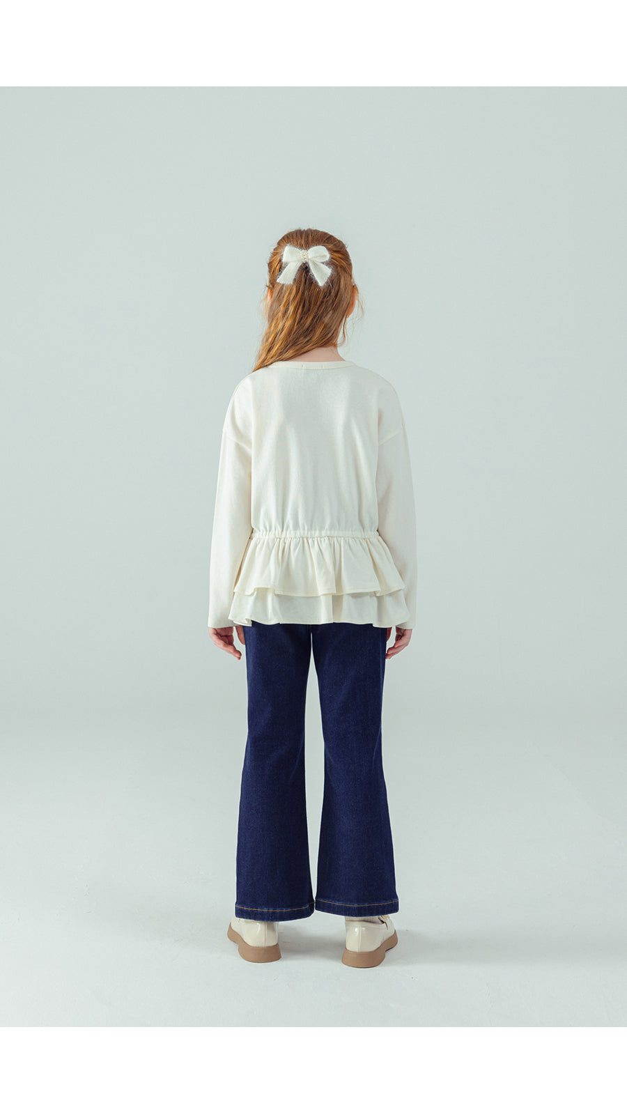 I LOVE J Jenin ribbon frill top