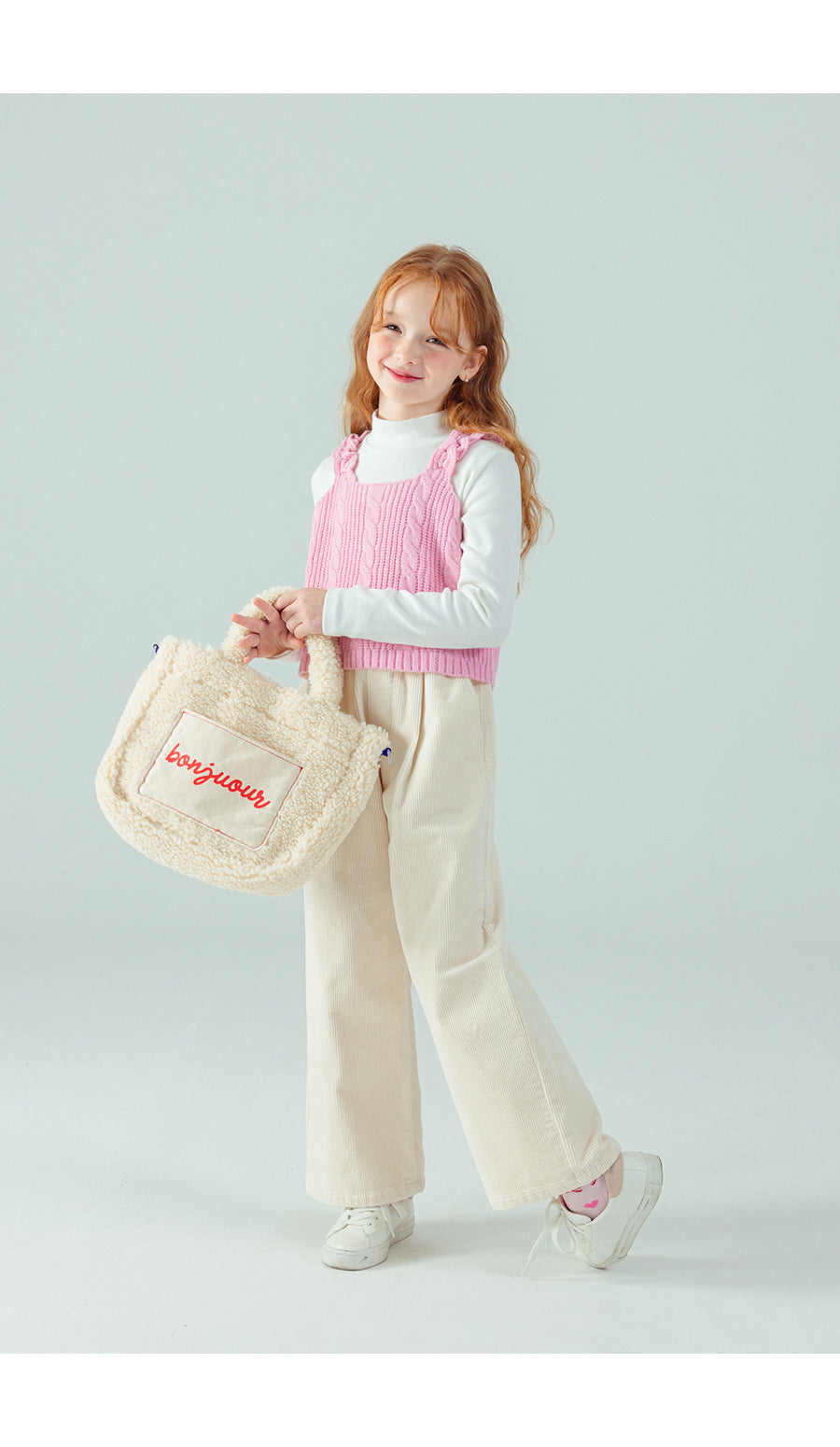 I LOVE J Crop knit bustier top