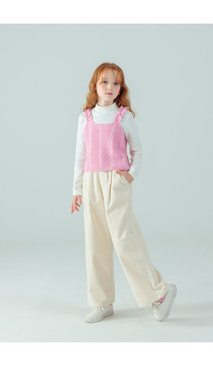 I LOVE J Crop knit bustier top