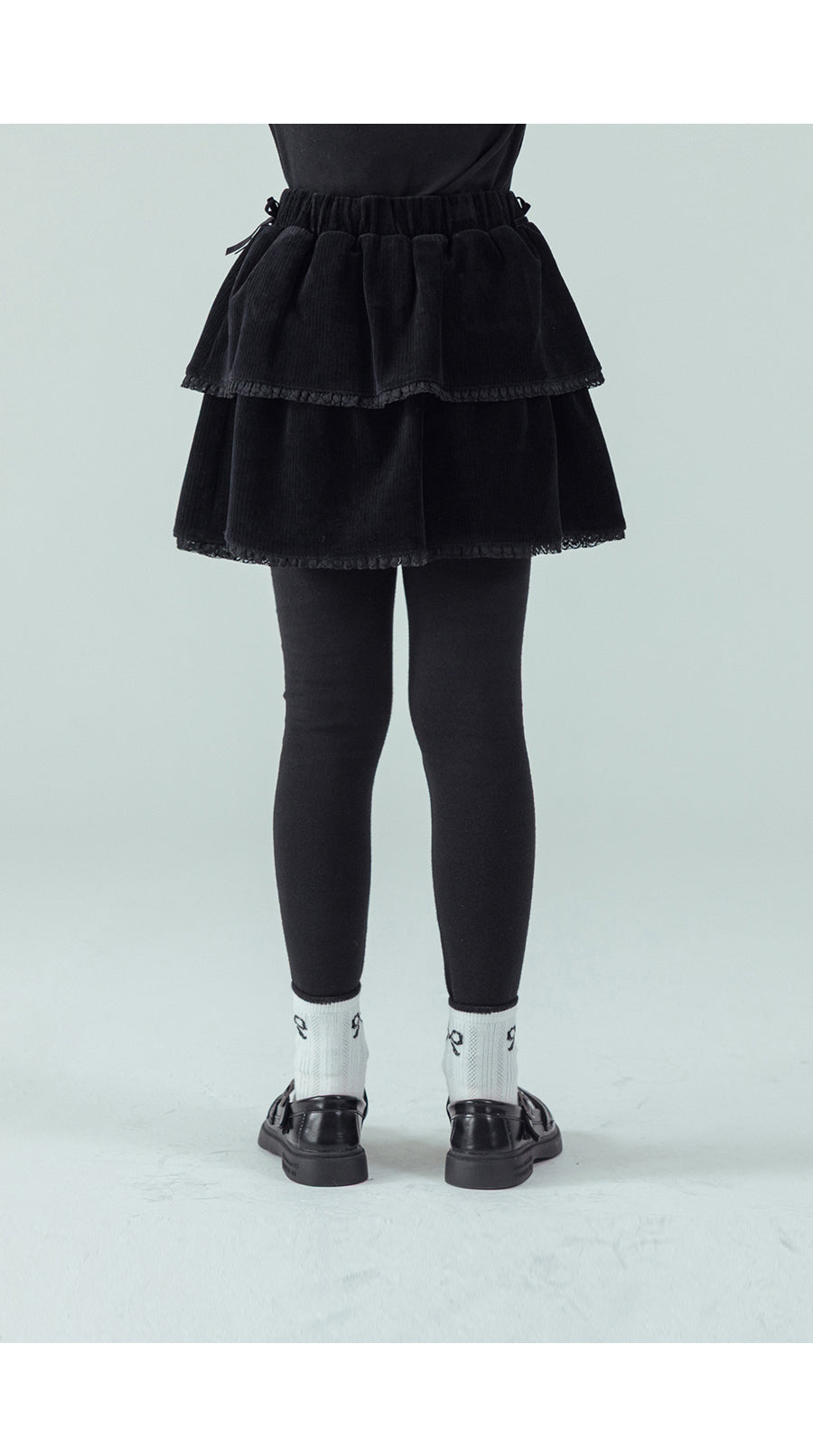 I LOVE J Velour skirt leggings