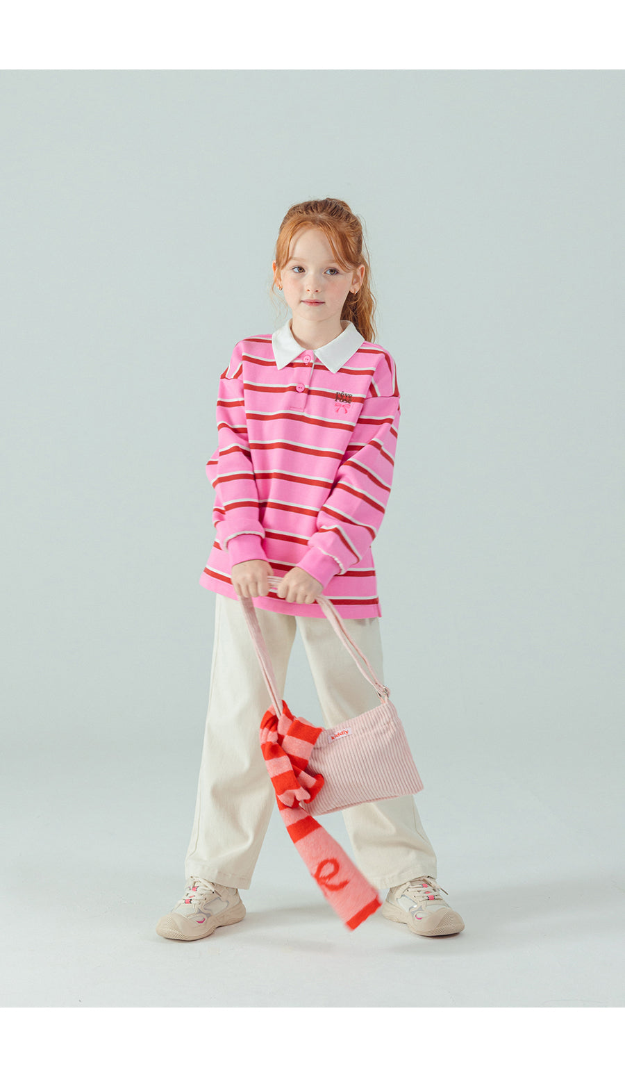 I LOVE J Cotton fleece straight pants