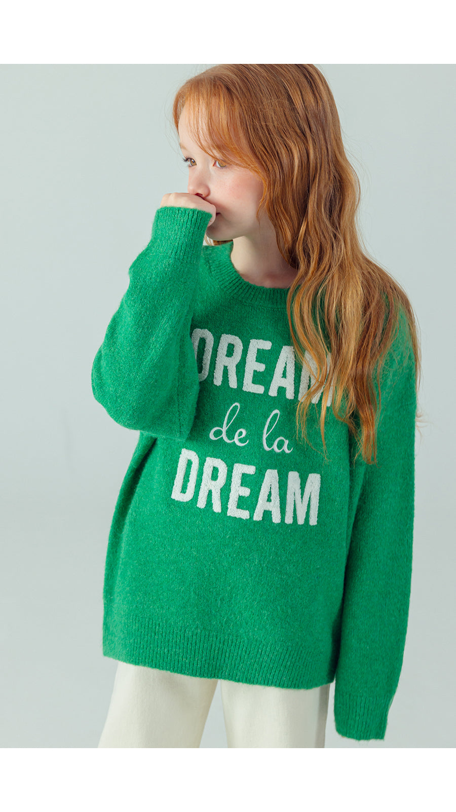 I LOVE J Dream boucle knit top