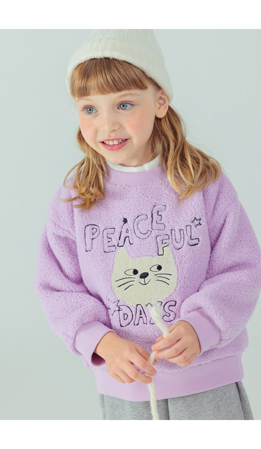 I LOVE J Peaceful day fleece mtm